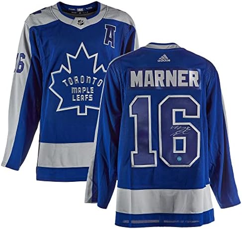 Mitch Marner Toronto Arenas Aláírt 1 Csillag Század Játék Adidas Mez /16 - Dedikált NHL-Mezek