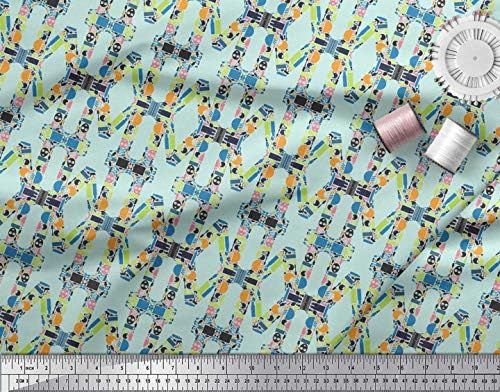 Soimoi Pamut Jersey Anyagból Nők Tartozékok & Maszk Shirting Dekor Anyag Nyomtatott Udvaron 58 Cm Széles