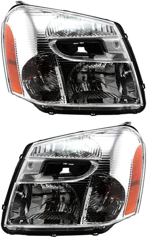 Rareelectrical Új Pár Halogén Fényszóró Kompatibilis Chevrolet Equinox LTZ Sport 2008-2009 által cikkszám 15888059 15888058