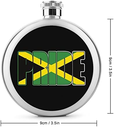 Jamaica Pride Flag Hip Flaskát Ital, Rozsdamentes Acél Flaska Bort Újrafelhasználható Lombik Férfiak Nők