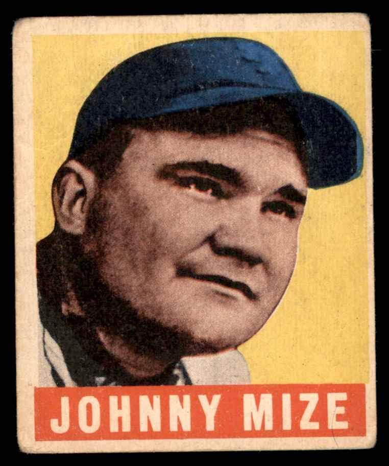1948 Levél 46 Johnny Mize New York Giants (Baseball Kártya) JÓ Óriások