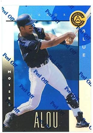 1998 Pinnacle Hiteles Tükör Kék 67 Moises Alou Csőd Teszt Kérdés Újonc - Aláíratlan Baseball Kártyák