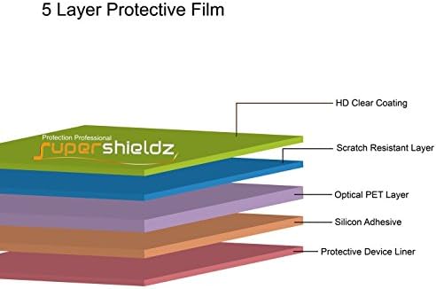 (6 darab) Supershieldz Célja a Samsung (Galaxy J7 Aura) képernyővédő fólia, Nagy Felbontású Clear Pajzs (PET)