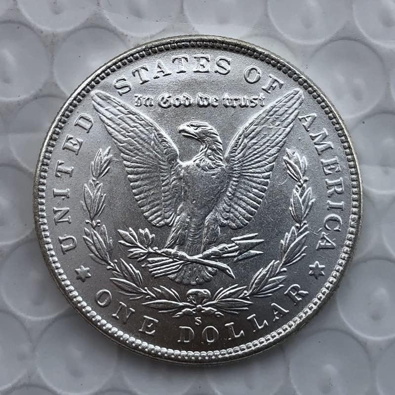 1893S Kiadás Amerikai Morgan Érme Ezüst Dollár Réz ezüstözött Antik Kézműves Külföldi Emlékérme
