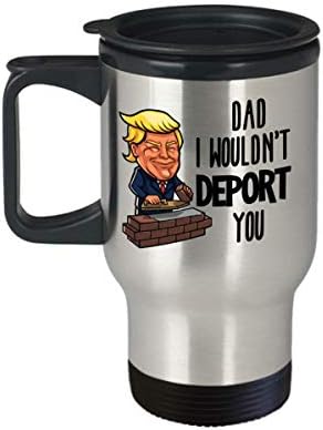 Trump Apa nem Kitoloncolni Utazási Bögre Apák Napja Születésnapi Ajándék az Apukák, Vicces Kávé Hozzászólás Tea Csésze vicces