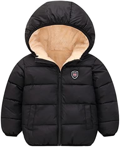 Boldog Cseresznye Kisgyermek Kabát Levehető Kapucnis Szélálló Havas Téli Kabát Outwear