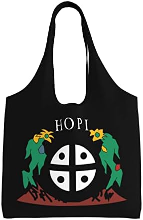 Zászló A Hopi Nemzet Vászon Váll Tote Bags Újrahasznosítható Táskákat Bevásárló Táska Napi Nők, Vagy A Férfiak