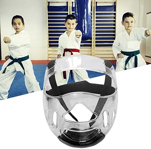 Fancyes Gyermekek Őr Kellékek Accs Lightweighted Cserélhető Hordozható Alkatrészek Továbbfejlesztett Karate Sisak Sanda