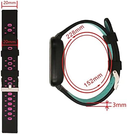 AXTI 20mm Színes Watchband szíj, a Garmin Forerunner 245 245M 645 Zene vivoactive 3 Sport szilikon Okos watchband Karkötő