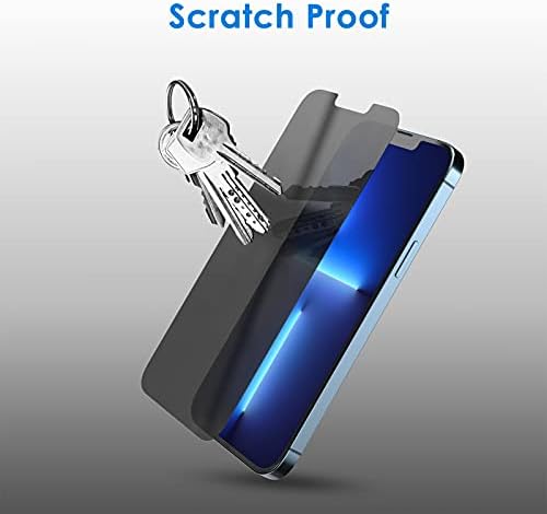 JETech Adatvédelmi képernyővédő fólia iPhone 13 Pro Max 6.7-Es, Anti-Spy Edzett Üveg Fólia, 2 db-os Csomag