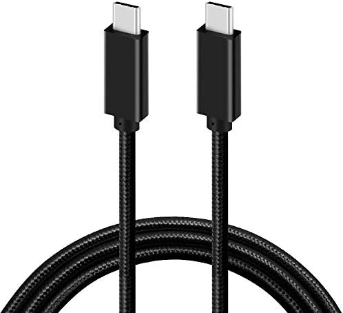 BoxWave Kábel Kompatibilis a Marshall Major IV - DirectSync PD-Kábel (3ft) - USB-C-USB-C (100W), C Típusú Fonott 3ft Díj,