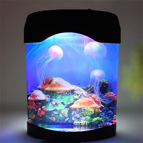 n/a akvárium, Akváriumok Éjszakai Fény LED Lámpa Mini Akvárium Akril Nagy Kapacitású Home Office Asztali (Szín : az ábrán