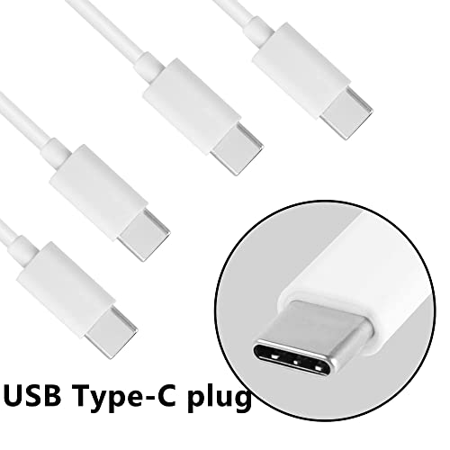 GELRHONR Rövid USB-C Multi Töltő Kábel,USB-Férfi C-4 C-Típusú Férfi Díj Kábel,4 az 1-ben Töltő Kábel Kompatibilis Mobil/Android