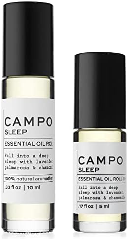 Campo - Tiszta Illóolaj Roll-On Keverék | Természetes, Nem Mérgező Wellness (Aludni.33 fl oz | 10mL)