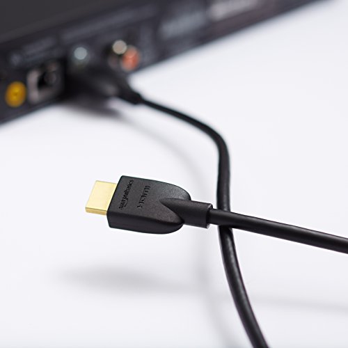 Alapokat Nagy Sebességű HDMI-Kábel (18 Gbps, 4K/60Hz) - 6 Láb, Fekete