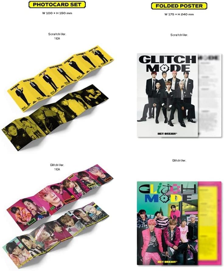 NCT ÁLOM - Hiba Üzemmód [Fotókönyv ver.] 2. Teljes Album+Hajtogatott Poszter+Extra Photocards Set / K-pop Lezárt (Random