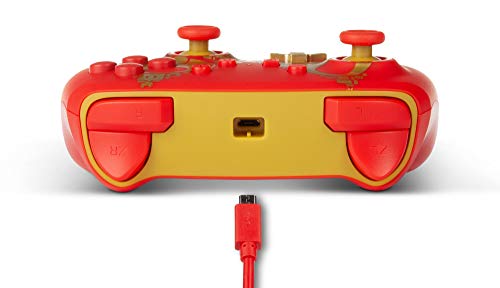 PowerA Megerősített Vezetékes Vezérlő Nintendo Kapcsoló - Arany M, Gamepad, Vezetékes Video Game Controller, Játékvezérlő