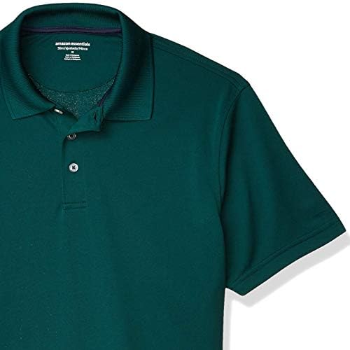 Essentials Férfi Slim-Fit Gyors-Száraz Golf Polo Shirt