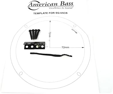 Amerikai Bass SQ 65CBX középkategóriás Autó Hangszóró & Mélynyomó