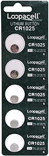LOOPACELL 5 CR1025 Lítium Elem 3V gombelem Digitális Mérleg Számológépek
