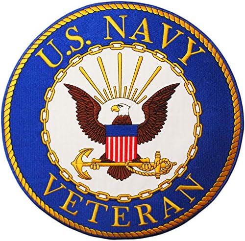 Egyesült Államok haditengerészete Veterán USN Hímzett 12 Extra Nagy Javítás