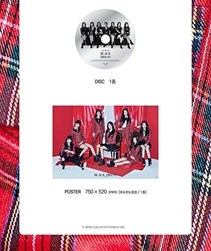 Cube Entertainment CLC - Fekete Ruha (7. Mini Album) CD+Füzet+fénykép kártya