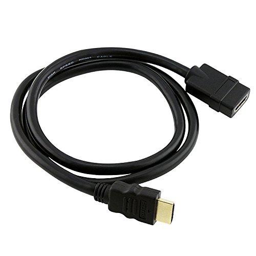 IENZA 1.6 FT Férfi-Nő-HDMI Adaptert, Bővítő Port-Saver kábel Kábel a Könnyű Hozzáférést a HDMI Bubi Kompatibilis Roku, Béta,