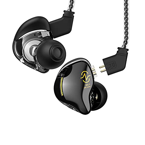 CCZ Fejhallgató Ear Monitor Vezetékes Fülbe,1DD HiFi Bass magával ragadó Hang, Fülhallgató, a Zenészek Énekes Színpadra Fülhallgató,