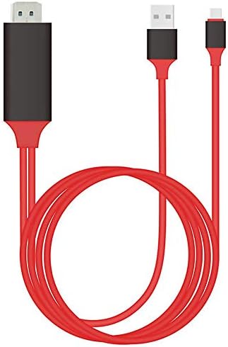 Tek Styz PRO USB-C HDMI Működik a Xiaomi Poco X3 Pro a 4k-s a hálózati Port, 6ft Kábel Teljes 2160p@60Hz, 6Ft/2M Kábel [PIROS/Thunderbolt