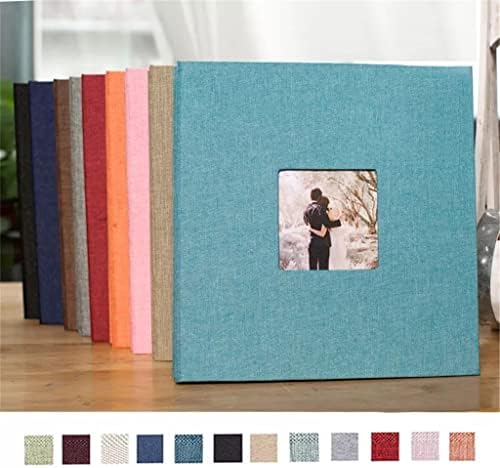 GANFANREN 16inch Vászon DIY Fotó Album Szerelmeseinek, Születésnapi Ajándék, Esküvői Fotók Scrapbook Papír Kézműves Albumok