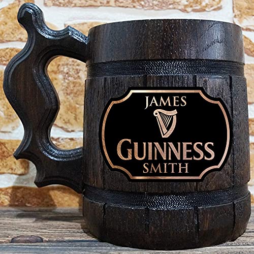 Guinness Sör Bögre Nevű Sör Címke, Apák Napi Ajándék, Guinness Sört Stein, Guinness Kupa, Egyéni Ajándék Férfiaknak, Ajándék