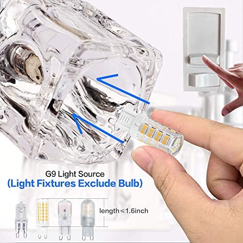 PRESDE Fürdőszoba Hiúság világítótestek Át Tükör Modern LED 4 Fények Chrome Fürdő Tükör Világítás
