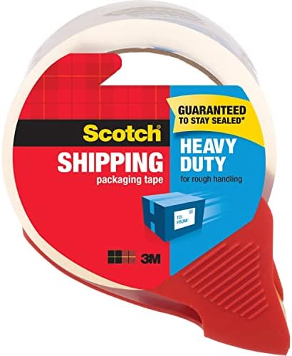 Scotch Heavy Duty Szállítási Csomagolás Szalag, 1.88 x 54.6 Yard, 3 Core, Tiszta, Nagy, Csomagolási, Szállítási & Mozgó,