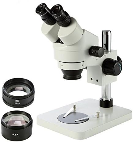 GOWE 3,5 X-90X Táblázat Pillér Állni Zoom Nagyítás Binokuláris Sztereó Mikroszkóp alatt vizsgálja meg NYÁK Mikroszkóp+144LED