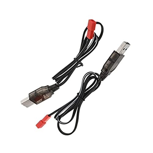 Heyiarbeit JST USB Töltő Kábel RC Autó 6V 250mA Ni-MH, Ni-CD Akkumulátor 2db