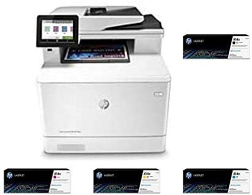 HP Color Laserjet Pro Multifunkciós M479fdw Vezeték nélküli Lézer Nyomtató (W1A80A), Magas Hozam, 4 Szín-Toner-Patron
